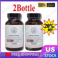 2 pcs Happy Mammoth Hormone Harmony organic Hormonal Support for Women 72 Caps