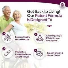 3PCS Enhanced Nerve Support – Maintain Optimal Nerve Health – 60 Capsules