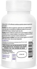 Calcium 600 Plus D3 & Minerals Caplets, 120 Count for Strong Bones & Joints