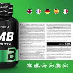 BIOTECH ZMB – 60-180 Capsules – Zinc Magnesium B6 – normal testo levels – balans