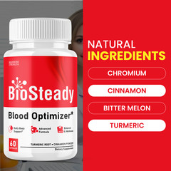 (5 Pack) Biosteady Capsules Blood Optimizer Bio Steady Regulate Sugar (300 ct)