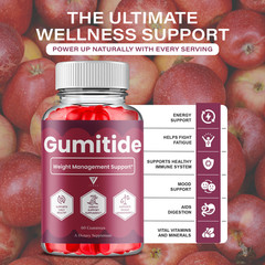 (5 Pack) Gumitide Weight Management Gummies, Gumitide Supplement (300 Gummies)