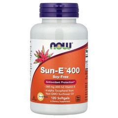 2 X NOW Foods, Sun-E� 400, 268 mg (400 IU), 120 Softgels