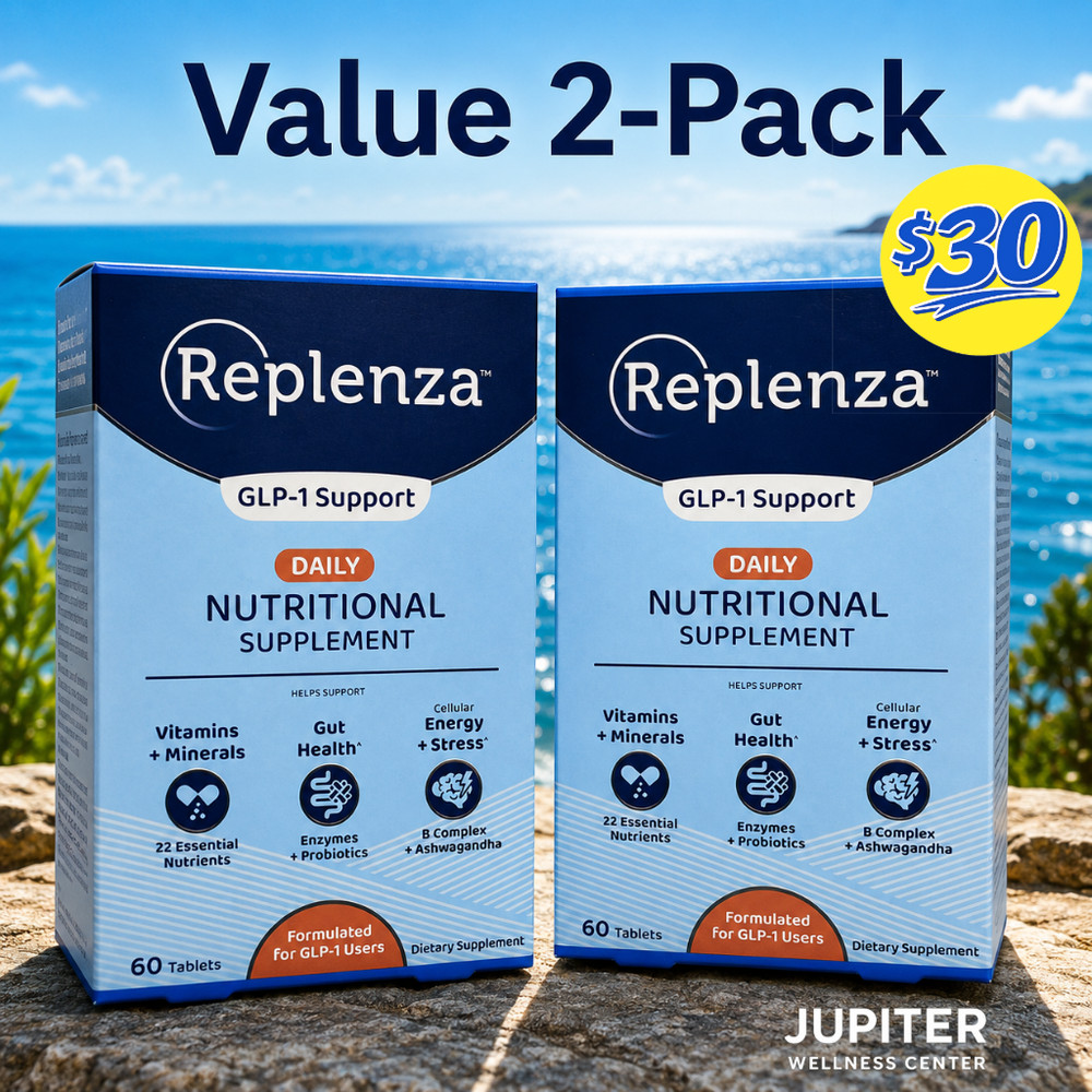 Replenza GLP-1 Support Daily Probiotics (2 Packs) 60 Tablets ea Exp 10/2026+