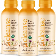3-Pack BioSchwartz Cleanse Liver Health Support, Organic Liver Detox Exp:10/2027