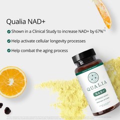 Qualia NAD Supplement — Clinically Proven to Boost NAD+ up to 67%. Optimized …