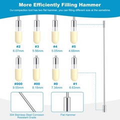 10 Pcs Lab Tool Kit with Lab Spoon, Lab Scoops, Micro Funnels, Filling