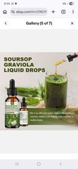 Soursop Bitters Liquid multivitami Drops,Pure 2 Fl Oz Green