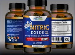 Nitric Oxide Booster Supplement w/L-Arginine 3000mg Premium Workout Muscle Pump