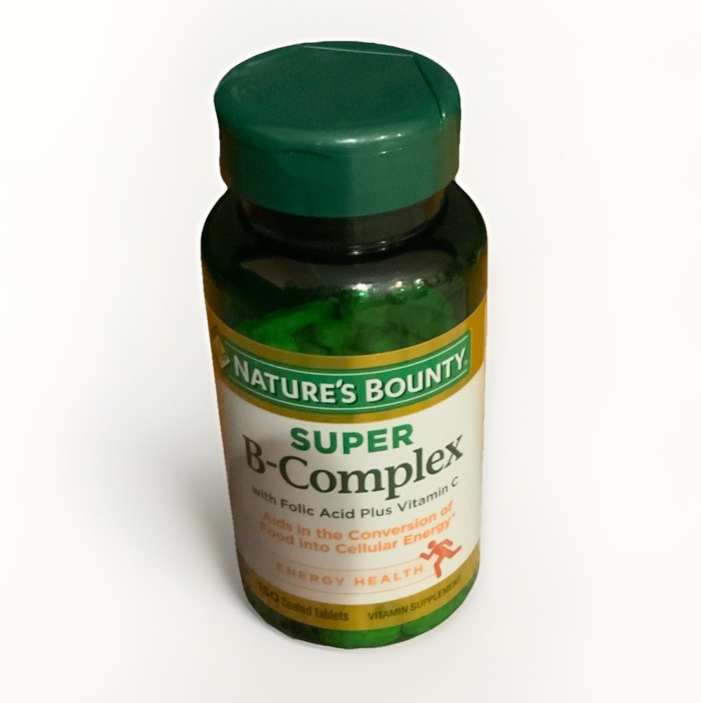 Nature’s Bounty Super B Complex Folic Acid And Vitamin C 150 Ct Energy Health