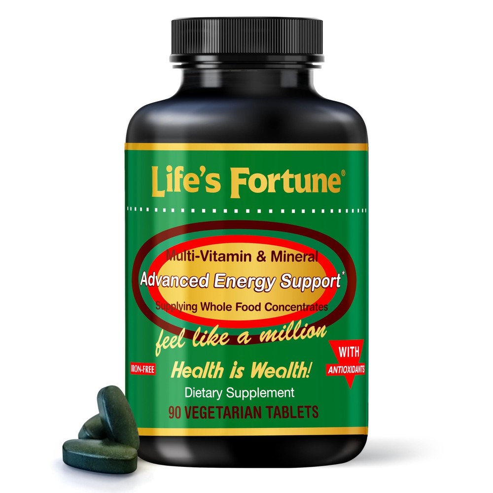Life’s Fortune Multivitamin All Natural Energy Source Supplying Whole Food Co…