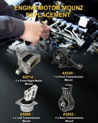 OCPTY Engine Motor Mount and Transmission Mount Set Compatible for Cadillac S…