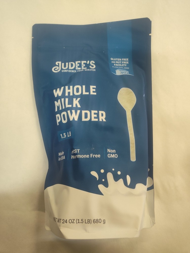 Judee’S Pure Whole Milk Powder – Non-Gmo, Rbst Hormone-Free, Gluten-Free an
