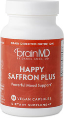 Dr Amen Happy Saffron plus – 90 Capsules – with Saffron Flower Extract, Curcumi