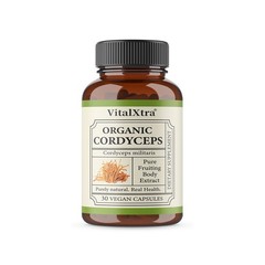 Organic Cordycep 1000mg-Supports Energy,Immune&Digestive Health 30/60/120 Caps