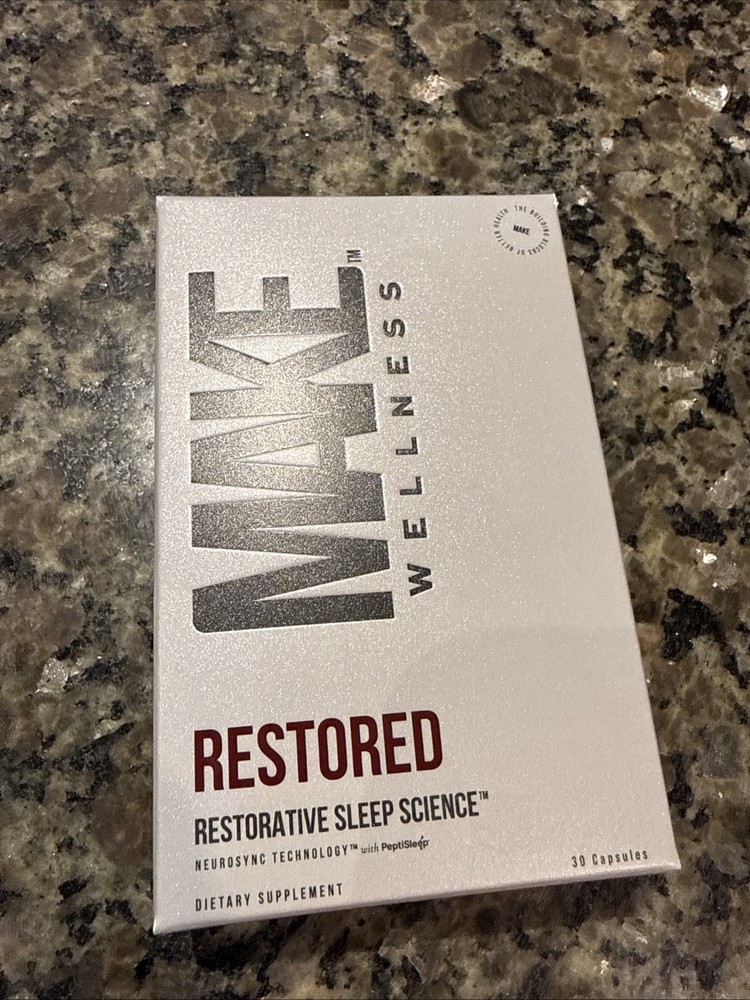 Make Wellness Restored Restorative Sleep Science Neurosync Capsules 30 Count