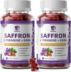 2Pack Saffron Extract Gummies – Supports Cortisol, Sleep, Healthy Weight Loss