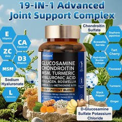 2x Glucosamine Chondroitin Turmeric MSM Triple Strength Joint Support 240 caps