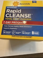 Renew Life Total Body Rapid Cleanse, Complete 7-Day Internal Cleanse