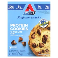 Atkins Anytime Snacks, Protein Cookies, Chip 1.38 oz (39 g)