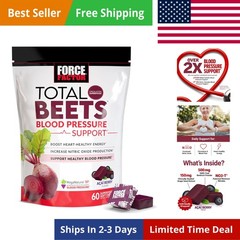 Total Beets Blood Pressure Support Supplements with Beet Powder, Great-Tastin…