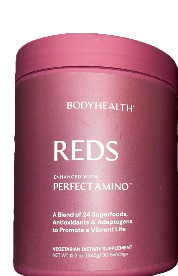 1 BodyHealth Reds Enhanced with PerfectAmino Smoothie Powder 30 Servings Single
