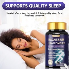 2-Pack Magnesium 12 Complex – Advanced Magnesium Blend for Daily Wellness-120 ct