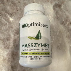 BiOptimizers MassZymes Enzyme Capsules Digestive Support 120 Vegan GF Soy-Free