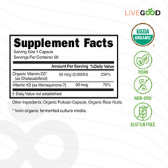 LiveGood Daily Essentials Men Bundle Multi-Vitamin D3-K2 Magnesium 3 Bottle Stac