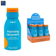 Morning Recovery DHM Electrolyte Liquid Recovery (6ct) – Orange Mango, 3.4 fl.oz