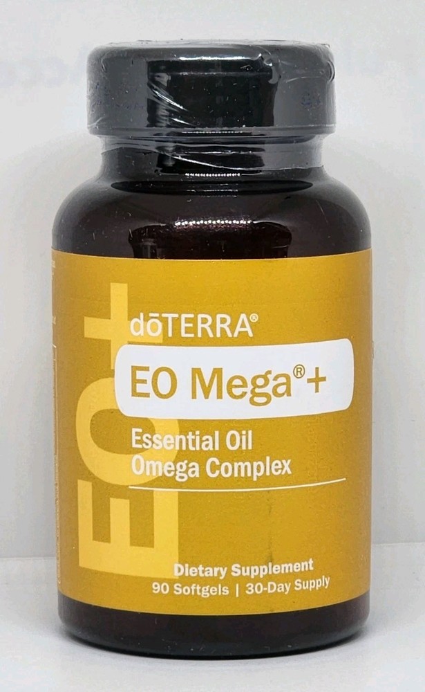 doTERRA EO Mega+ Essential Oil Omega Complex Supplement 90 Softgels Exp. 07/2026