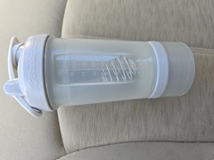 ProStak Plastic Bottle Blender and Drink Shaker BPA-Free, Gray/Clear, 16 oz