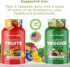 Fruits and Veggies Supplement – Nature Fruits and Vegetables Supplements – Vegan