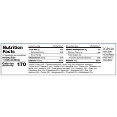 Equate Protein Nutrition Shake, Caramel, 11 fl oz, 12 Count