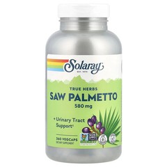 2 X Solaray, True Herbs, Saw Palmetto, 580 mg, 360 VegCaps
