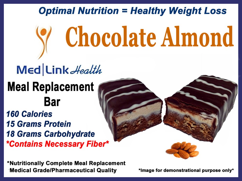 CHOCOLATE ALMOND BAR | 6 Boxes | SIMILAR TO Optifast 800
