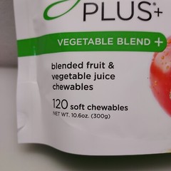 JUICE PLUS+ VEGETABLE BLEND 120 SOFT CHEWABLES 2 MONTH SUPPLY NEW SEALED 08/2025