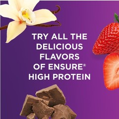 Ensure High Protein Bottled Milk Chocolate Nutrition Shake with Fiber, Ready…