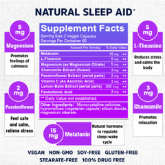 Sleep-Fall Asleep Quickly,Maintain Sleep Quality,And Promote Relaxation 120ct