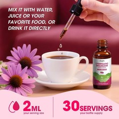 Immune Support Drops with Echinacea & Elderberry