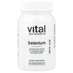 2 X Vital Nutrients, Selenium, 90 Vegan Capsules (200 mcg per Capsule)