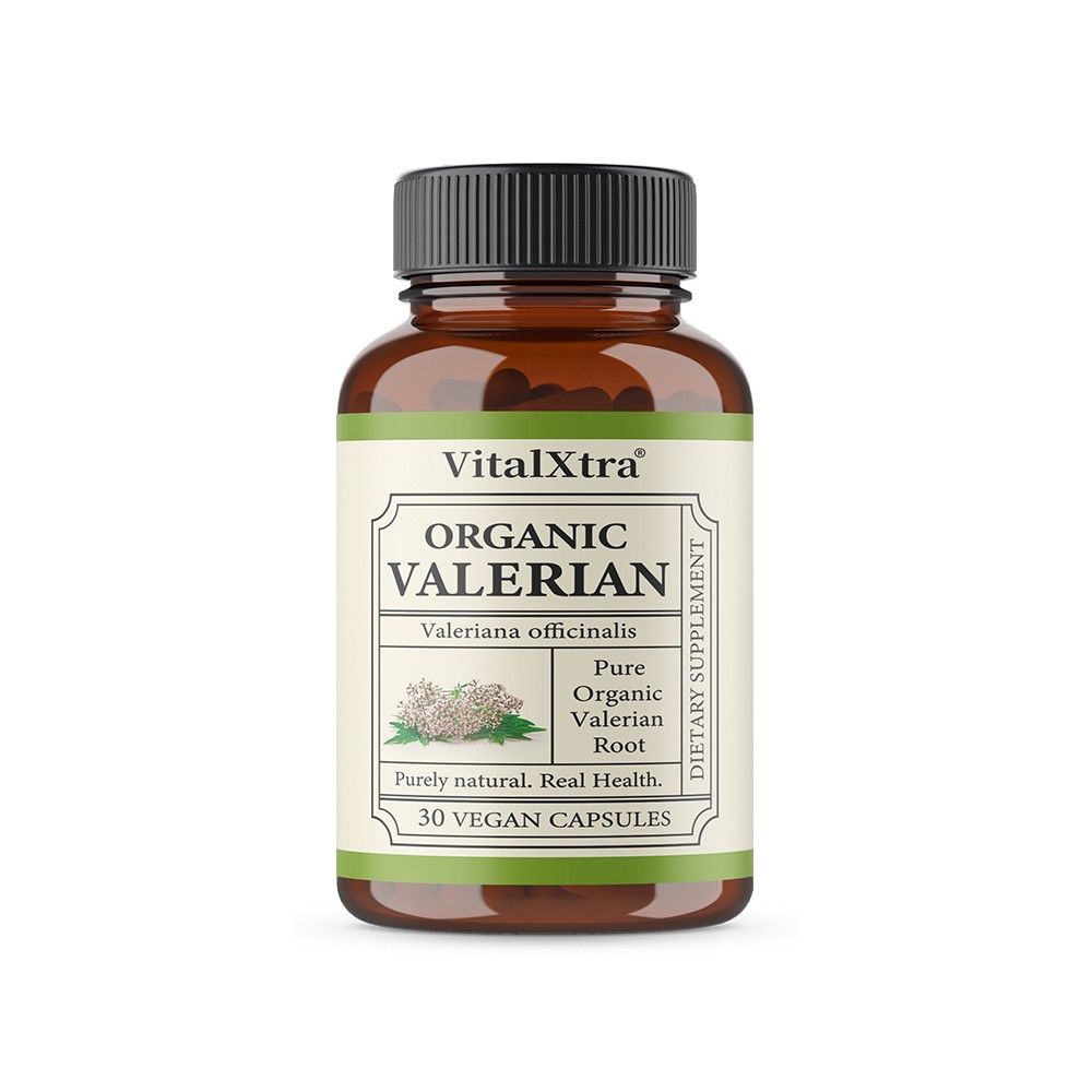 Organic Valeria Root Capsules – Natural Mood Aid & Calm Support 30/60/120 Caps