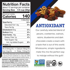 Premium Trail Mix – Antioxidant Trail Mix 13Oz, Gluten Free, Vegan, Non-Gmo