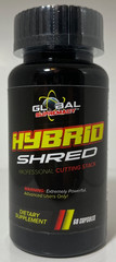 Global Supremacy Hybrid Shred Professional Cutting Stack 60 Capsules FREE SHIP