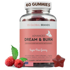 Es Global Brands Dream Burn Night Time Fat Burner Gummies Sleep Support Weight