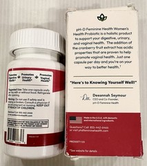 pH-D Feminine Health Women’s Probiotic and Prebiotics, 30 Capsules EXP 02/2026