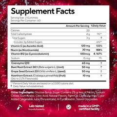 VitaUp Beet Root Gummies – Beetroot Supplement with CoQ10, Grape Seed, Vitami…
