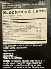 GNC Mega Men Advanced Testosterone Booster, 120 Capsules for 60 Days