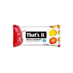 That’s it. Gluten-Free Soft & Chewy Apple + Mango Fruit Bars, 0.7 oz, 8 Ct