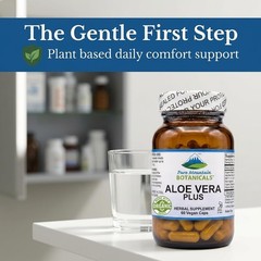 Pure Mountain Aloe Vera Capsules Organic Aloe Vera with Acemannan – Marshmallow